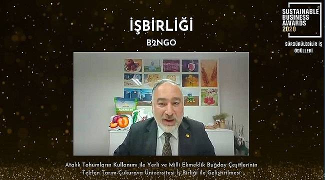 Tekfen Tarım&#039;ın Yerli ve Milli Buğday Çalışmasına Ödül