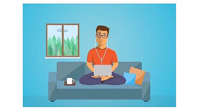 &#039;Evde çalışırken çalışma alanınız için en aydınlık odayı belirleyin&#039;