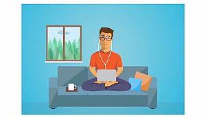 'Evde çalışırken çalışma alanınız için en aydınlık odayı belirleyin'