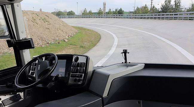 Türkiye&#039;nin sürücüsüz OTOBÜSÜ testlerini başarıyla tamamladı - FOTO HABER!