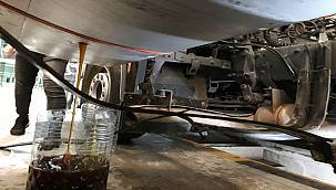 Aracın yakıt deposunda 480 kilo BAL çıktı - Sarp Sınır Kapısı!