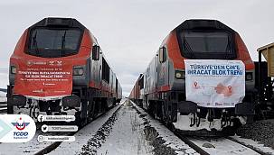 'Bor ve Blok' taşıyan trenler yolda buluştu!