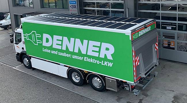 Elektrikli kamyon GÜNEŞ panelleriyle donatıldı - Renault ...