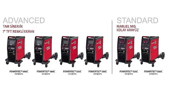 Lincoln Electric Türkiye POWERTEC-i COMPACT Serisi Kaynak Makinelerini Yeniden Tasarladı