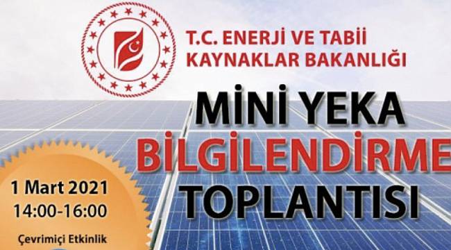 Mini YEKA toplantısı - AYRINTILAR!