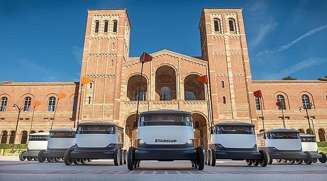 Otonom robot ağı ile müşterilere doğrudan market ve gıda ürünleri teslimatı yapıyor!