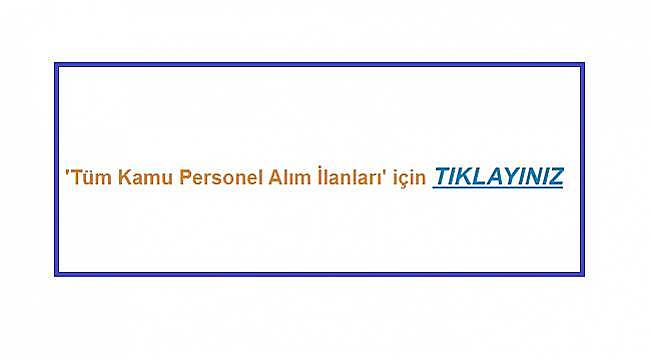 GÜNÜN - Tüm Kamu Personel Alım İlanları!