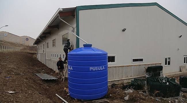 Yağmur suyu HASADINA başladı: Depolanan 20 tonluk yağmur suyu ile 23 bin m2 alan sulanacak