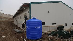 Yağmur suyu HASADINA başladı: Depolanan 20 tonluk yağmur suyu ile 23 bin m2 alan sulanacak