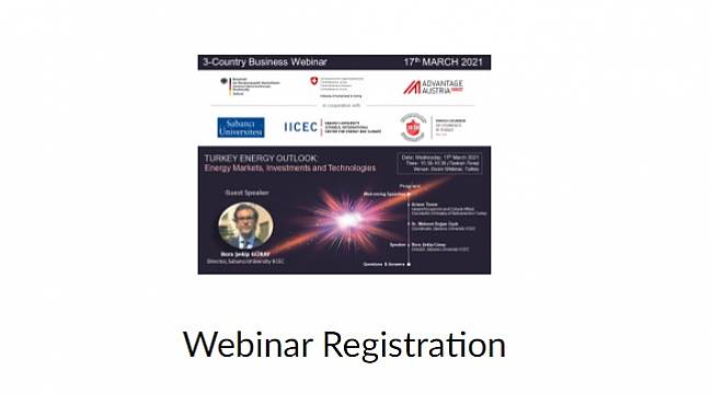 3 Büyükelçilik düzenliyor: &#039;Türkiye Enerji Görünümü: Enerji Piyasaları Yatırımlar ve Teknolojiler&#039;