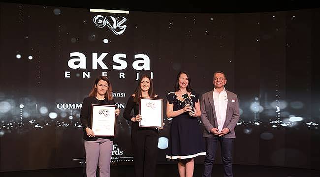 Aksa Enerji, The One Awards’da “Yılın En İtibarlısı” ödülünü kazandı