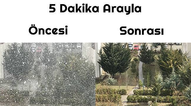 Aniden bastırdı - An itibariyle Ankara!