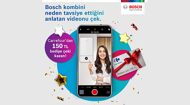 Bosch Termoteknoloji’den Bosch kombi sahiplerine kazandıran kampanya!