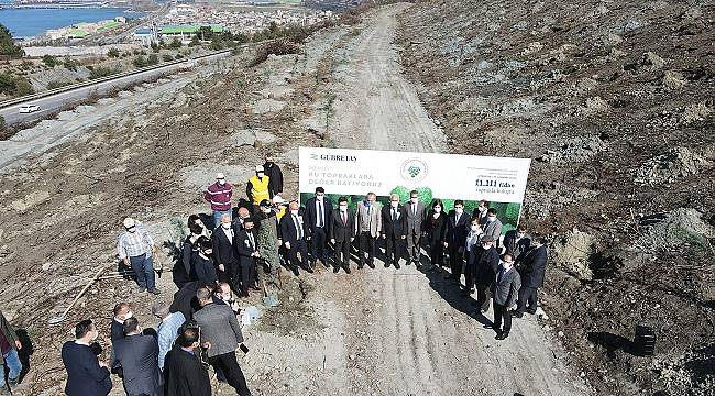 İskenderun&#039;da 11.111 fidanı toprakla buluşturdu!