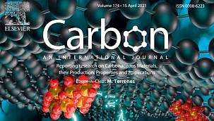 Türk araştırmacıların çalışması Carbon Dergisi'nin Nisan 2021 sayısına kapak seçildi!