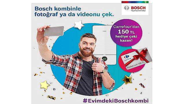 Bosch Termoteknoloji&#039;den Bosch kombi sahiplerine kazandıran kampanya devam ediyor!