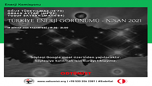 Türkiye Enerji Görünümü Nisan 2021 - ODTÜ Mezunları...