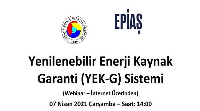 Yenilenebilir Enerji webinarı...