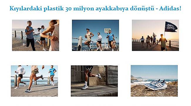 Adidas - Koşu: Okyanuslar toplamda 227 ton ağırlığında plastik atıktan arındırılmış olacak