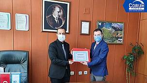 Çoruh EDAŞ'a 'Teşekkür Belgesi...'