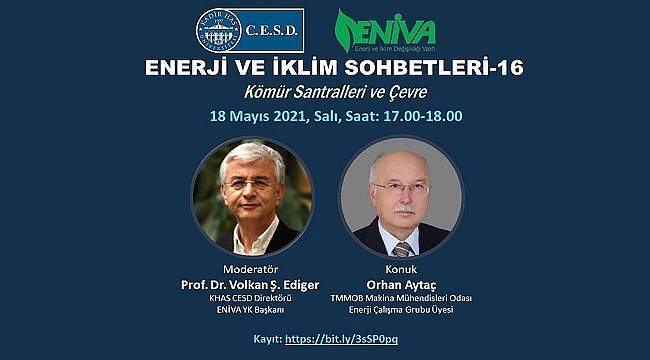 Söyleşi: Konu &#039;Kömür Santralleri ve Çevre&#039; - Zoom üzerinden!