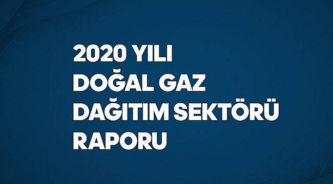 YAYINLANDI - 2020 Yılı Doğal Gaz Sektör Raporu!