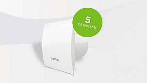 Bosch Termoteknoloji, dekoratif ve sessiz çalışan fanlarından 1500 modelini yeniledi!