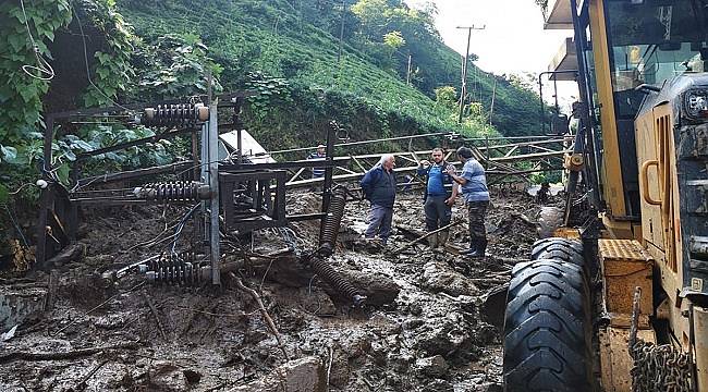 Çoruh EDAŞ - Artvin ve Trabzon ekiplerinin desteğiyle...