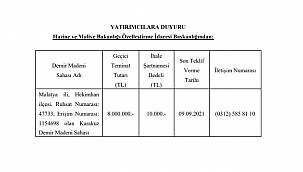 Demir Madeni Sahası 'İşletme Hakkının Verilmesi' yöntemiyle özelleştirilecek!