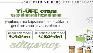 Enerji İşverenleri Önemli: SGK - Peşin ödemede Yüzde 90'ını siliyoruz