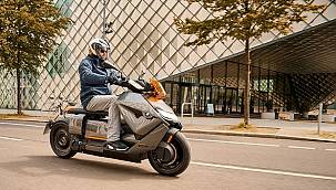 Fütüristik tasarımı ve çevreci motor - BMW Motorrad CE 04...