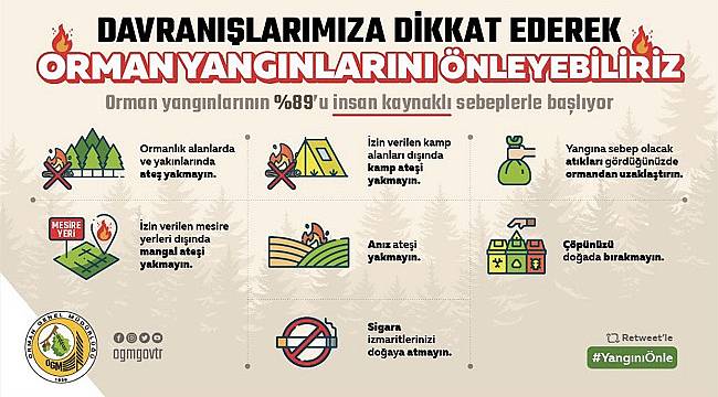 Orman YANGINLARINI bunları yaparak önleyebiliriz!