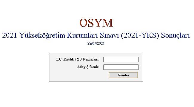 Sonuçlar açıklandı!