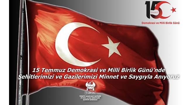 TABGİS: Minnet ve  Saygıyla Anıyoruz