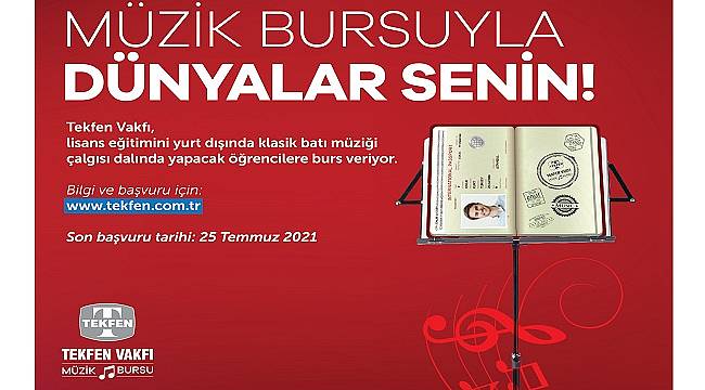 Tekfen Vakfı Müzik Bursu için başvurular başladı