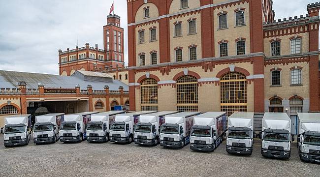 20 adet ELEKTRİKLİ kamyonunu Teslim aldı - RENAULT...