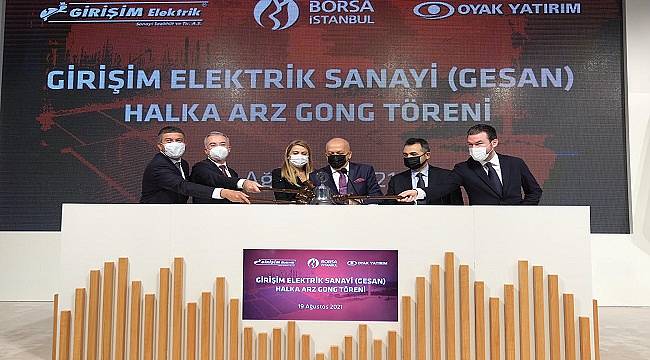 Borsa İstanbul’da Gong Girişim Elektrik Sanayi için çaldı