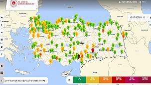 Bulunduğunuz yerin  HAVA KALİTESİNİ anlık öğrenebilirsiniz!