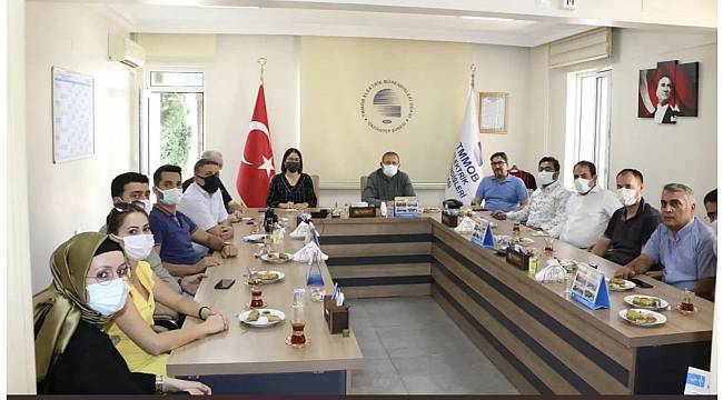 EMO Gaziantep - Enerji ve Tabii Kaynaklar Bakan Yardımcısı Tancan Şubemizi..