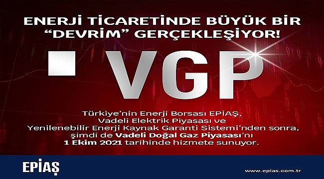 1 Ekim&#039;de açılıyor - Vadeli Doğalgaz Piyasası...