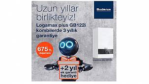 Buderus’tan ek garanti kampanyası!