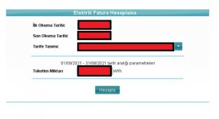 Elektrik FATURANIZI kendiniz hesaplayın - TIKLAYIN!