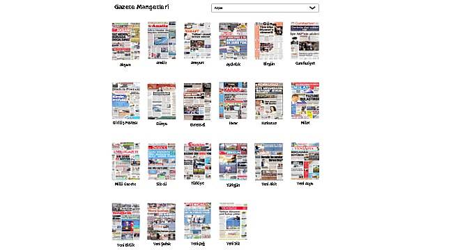 Günlük Gazete Manşetleri - Okumak için tıklayın!