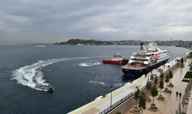Galataport İstanbul ilk yolcu gemisini dünyanın tek yer altı kruvaziyer terminalinde ağırlıyor