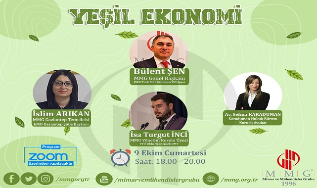 &#039;Yeşil Ekonomi&#039; konuşulacak - Online!