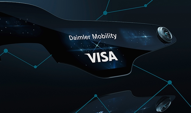 ARABALAR mobil ödeme cihazına dönüşüyor - Daimler ve Visa küresel iş birliği!