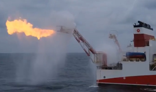 Black Sea natural gas - Flow rising to 650 thousand cubic meters per day...