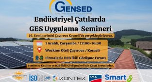 Endüstriyel Çatılarda GES Uygulama Semineri - GENSED!