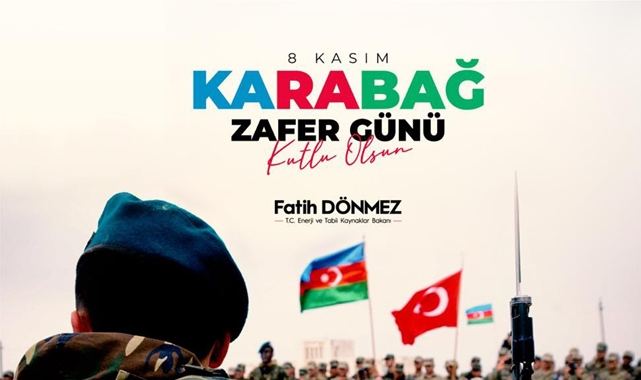 Enerji Bakanı Dönmez: Kutlu olsun