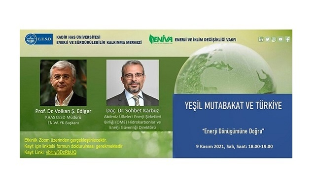 Enerji Etkinliği - Konu &#039;Yeşil Mutabakat ve Türkiye&#039;